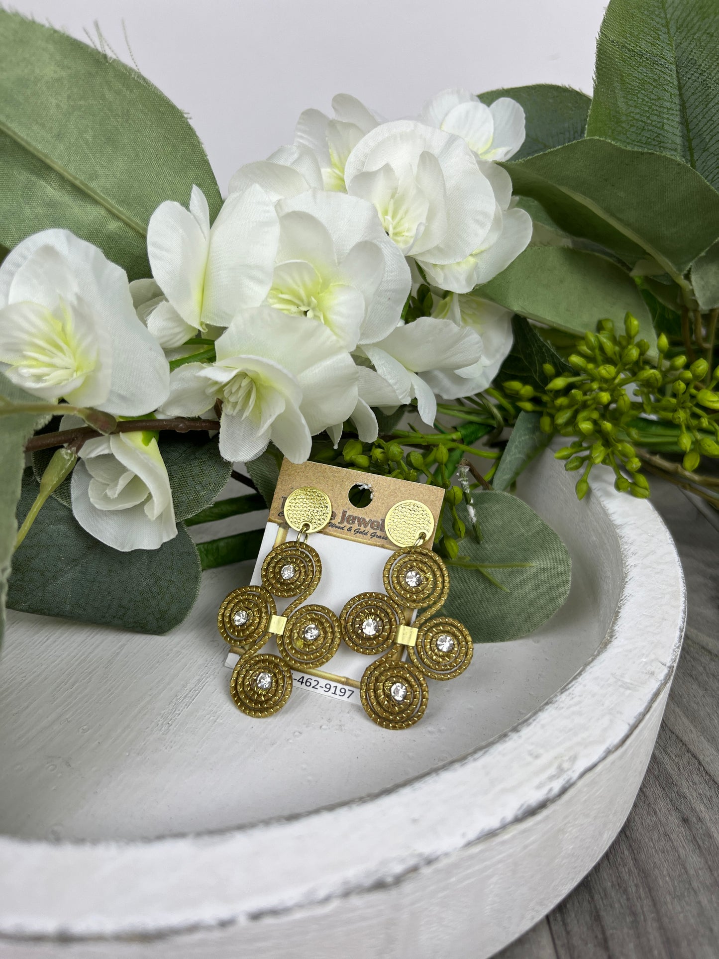 Golden Grass Earrings