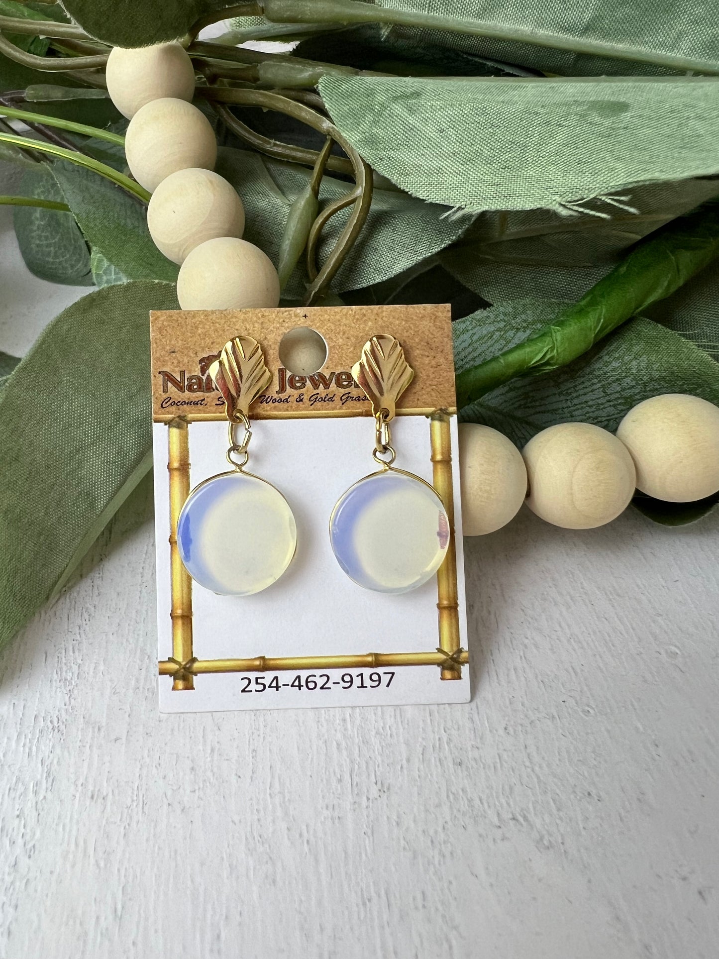 Quartz Earrings by Nature Jewerly
