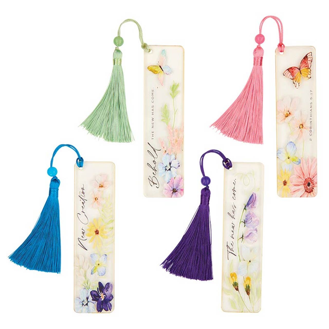 Floral Butterfly Bookmarks