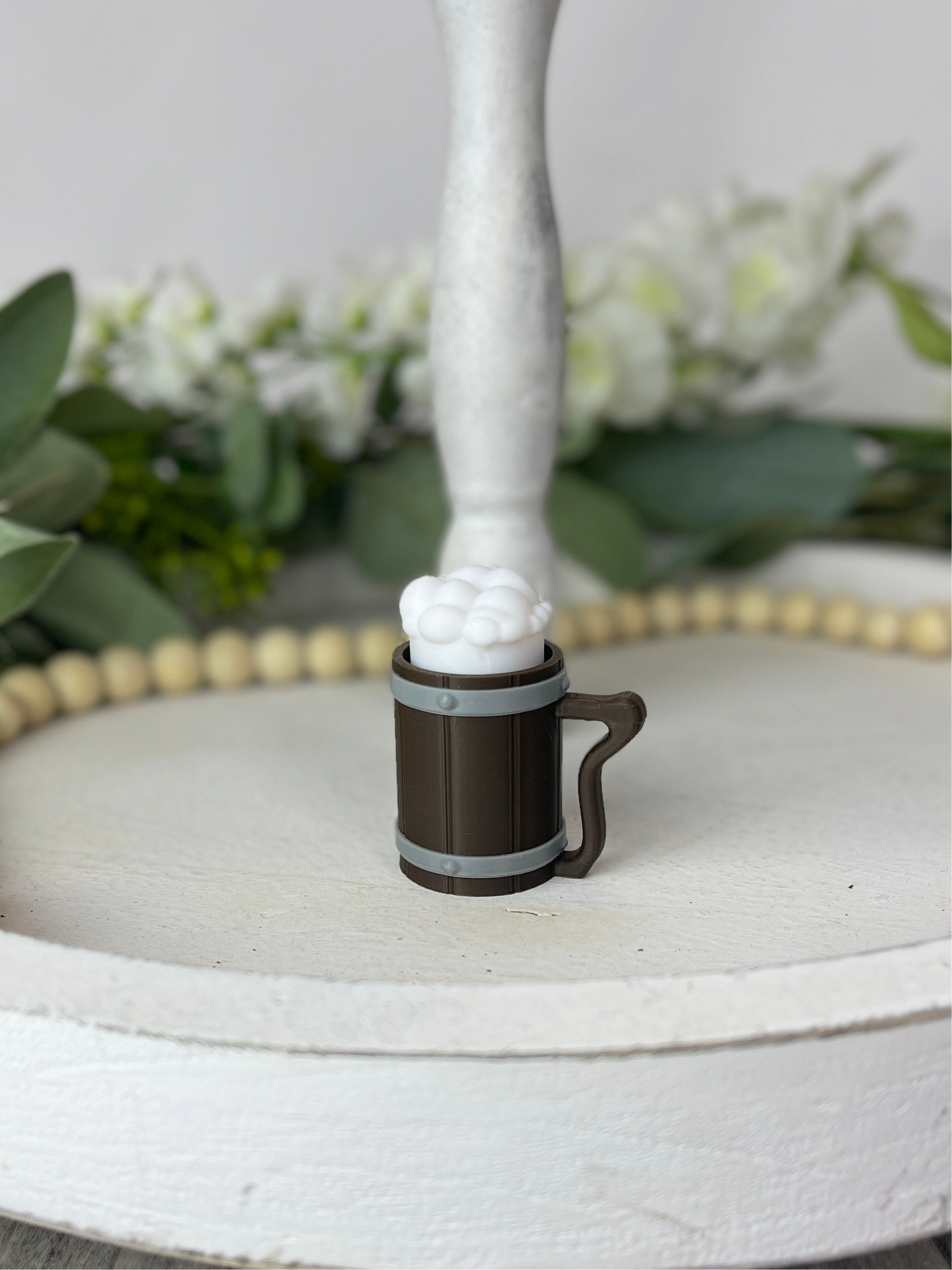 Fidget Clicker- Wooden Mug