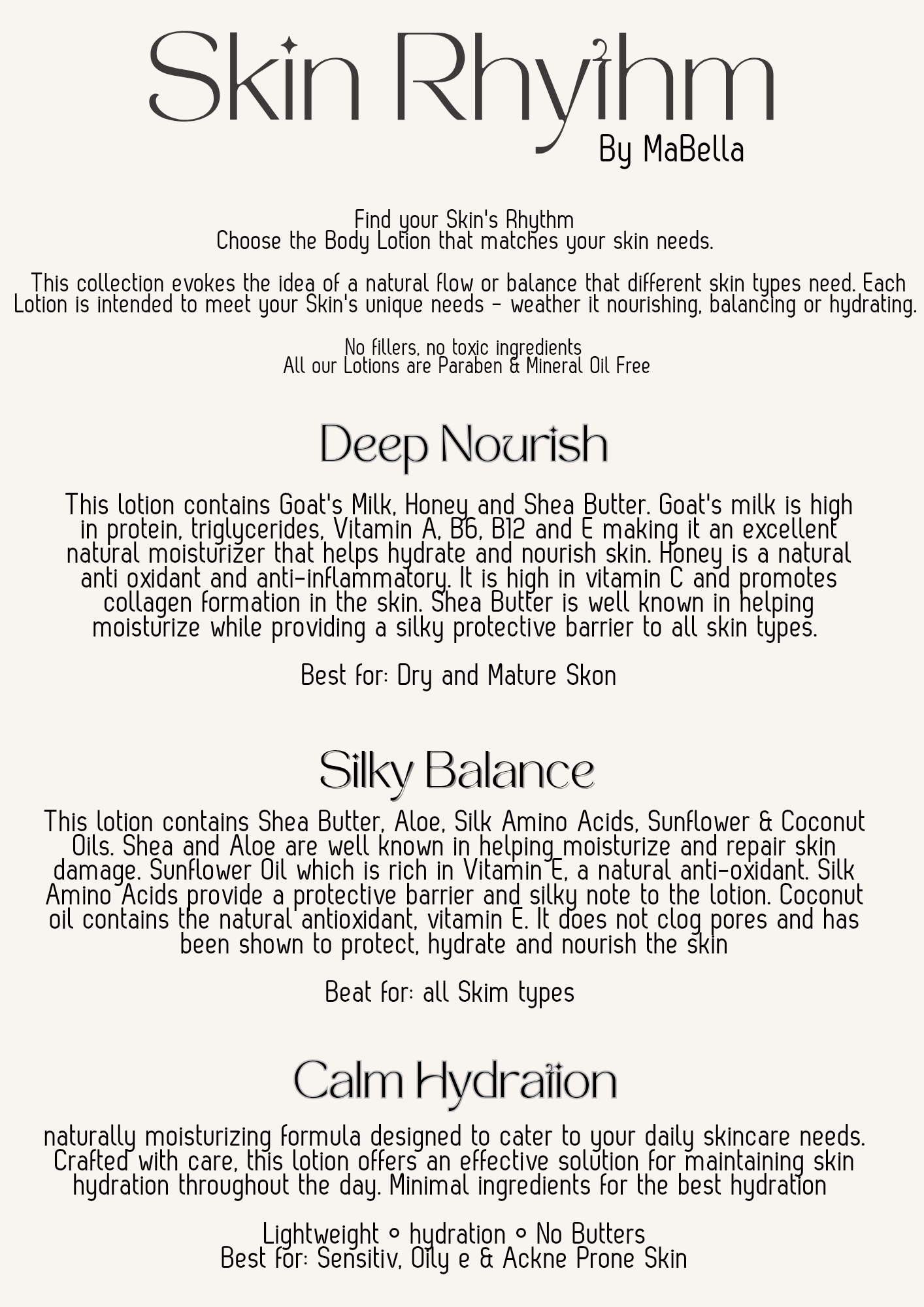 Body Lotion - Calm Hydration