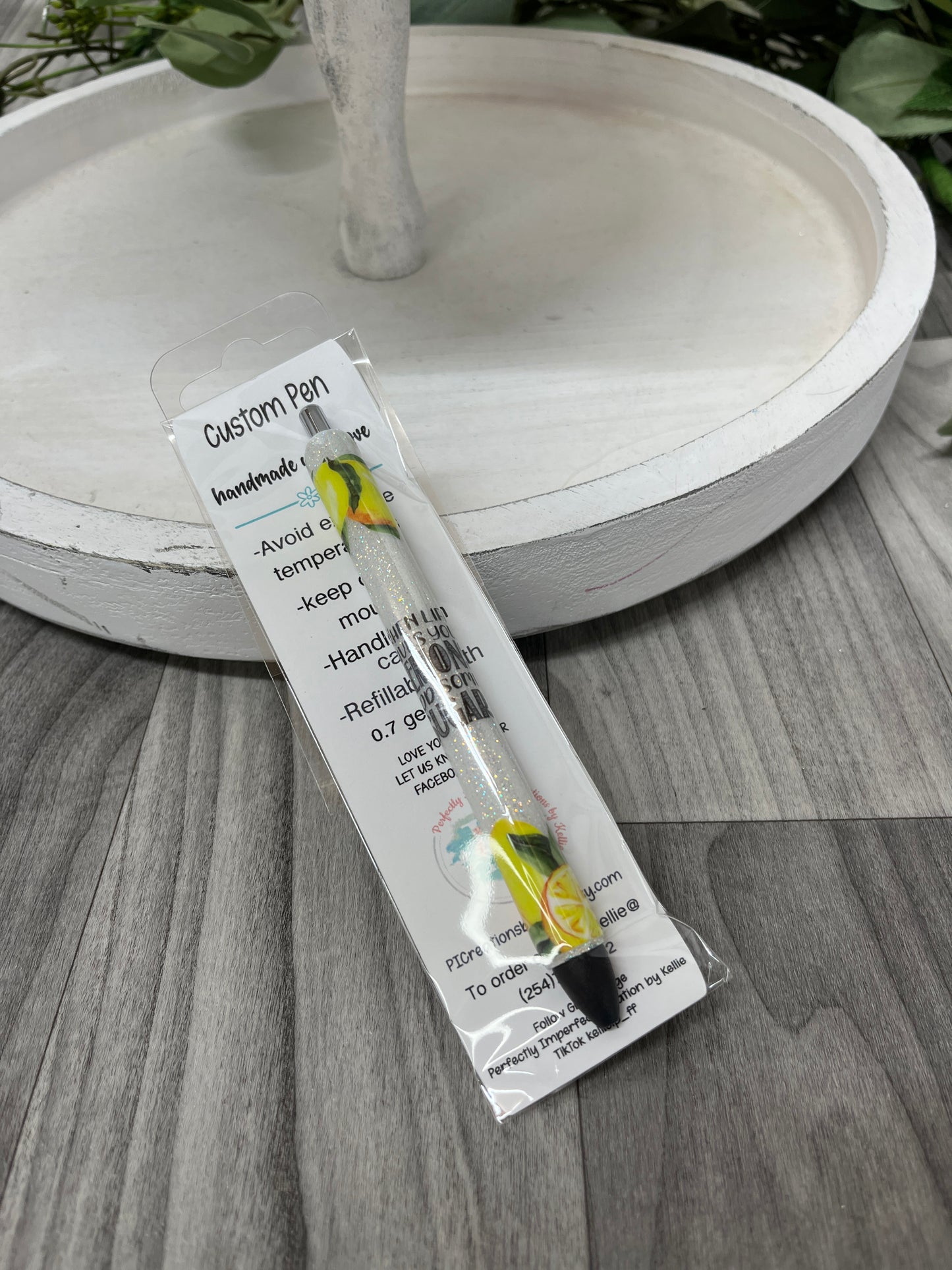 Epoxy Glitter Pen-Kindness and Encouragement