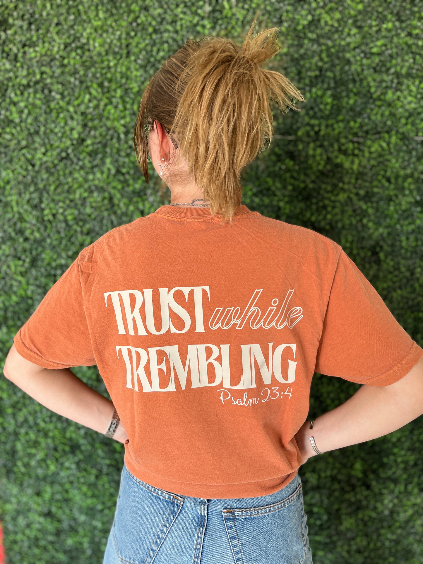 Trust while trembling Tee