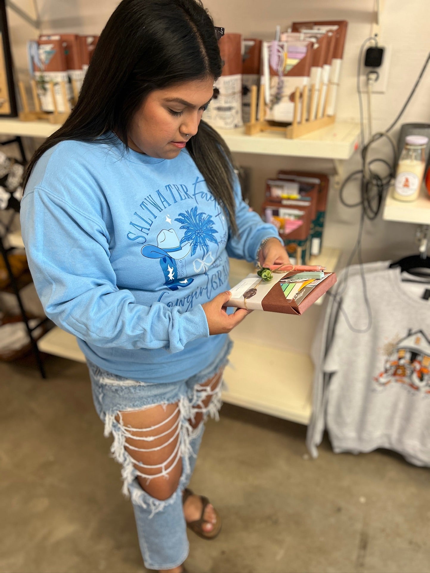 Salt Water Faith Crewneck