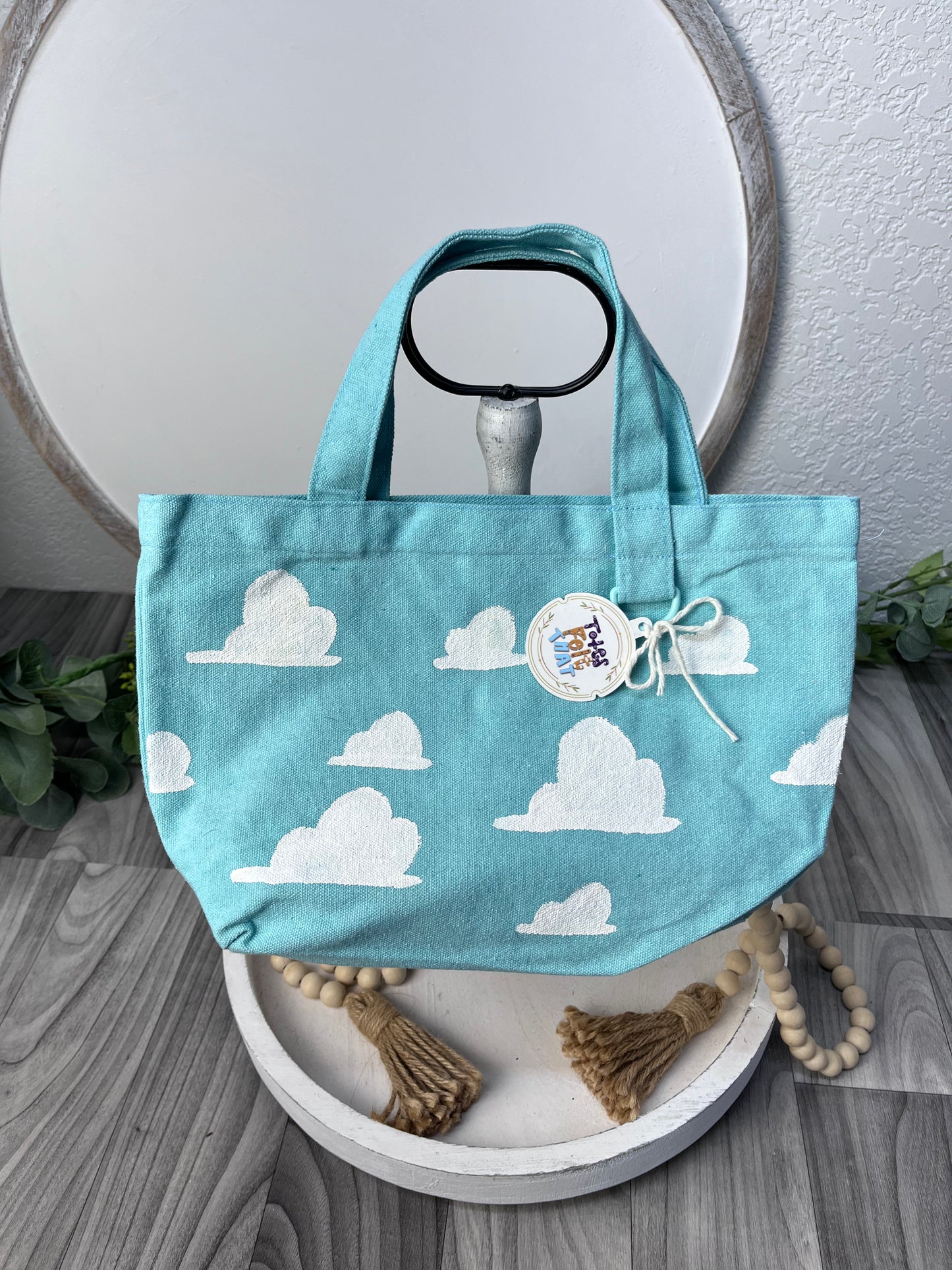 Mini Hand Painted Tote Bags