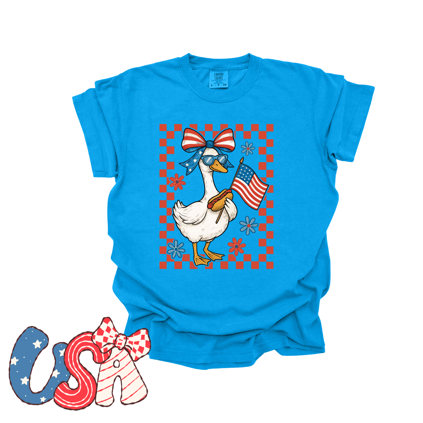 Patriotic Girl Goose