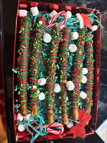 Hand Dipped Chocolate Pretzels