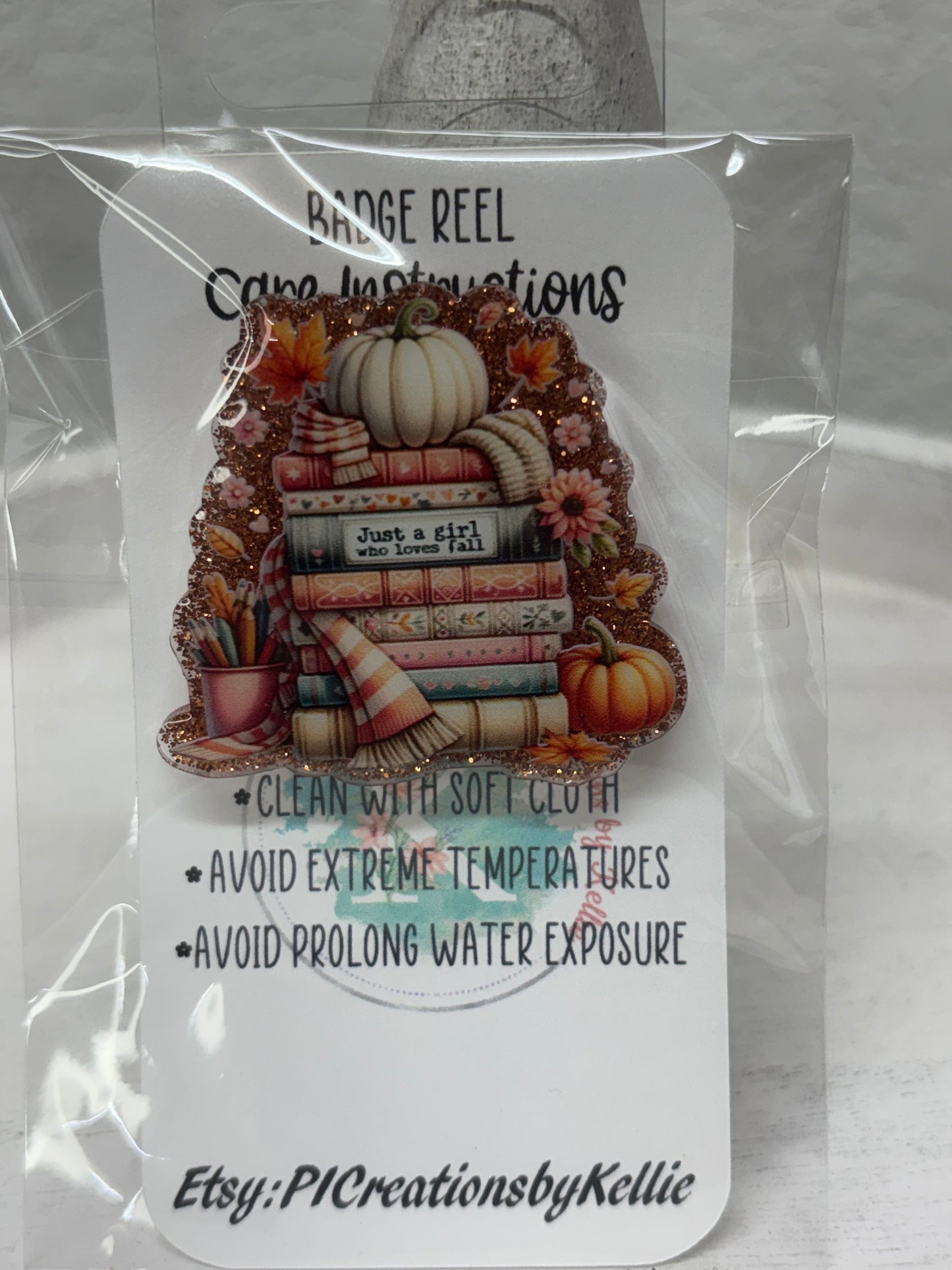 Badge Reel Toppers-Fall