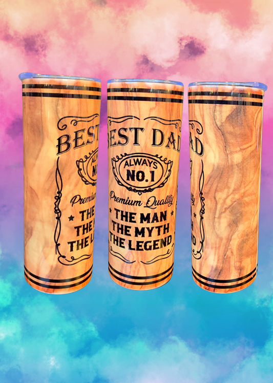 No 1 Dad 20 oz skinny