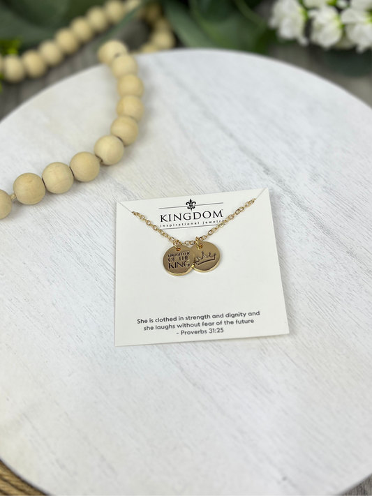 Double Coin Necklaces