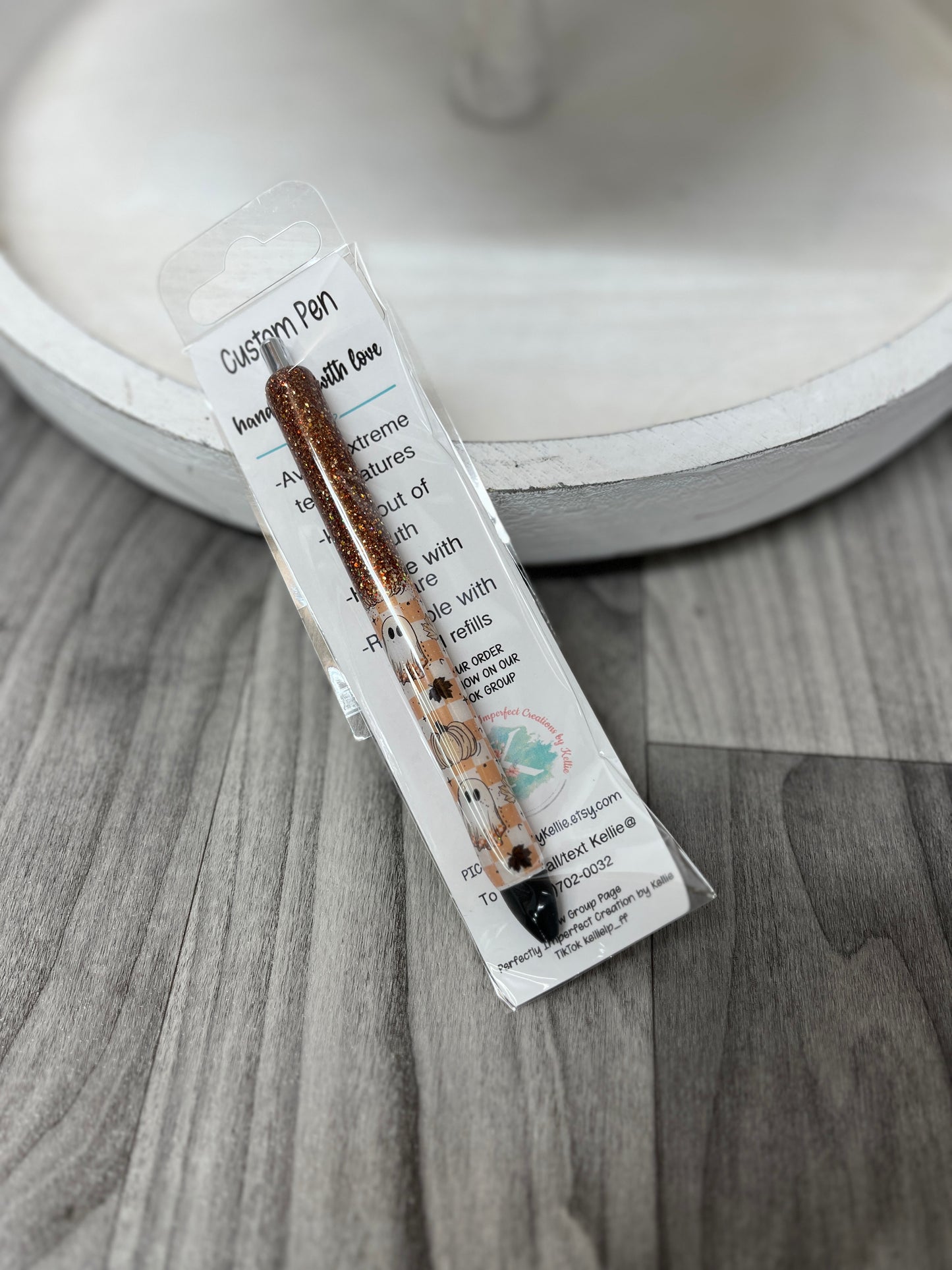 Epoxy Glitter Pen-Halloween