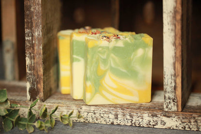 Honeysuckle Cold Process Bar Soap, 4 oz.