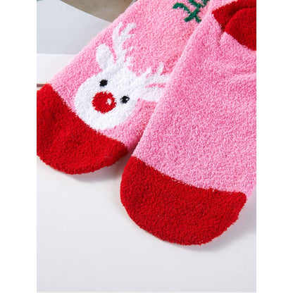 6-Pairs Christmas Fuzzy Sock Set