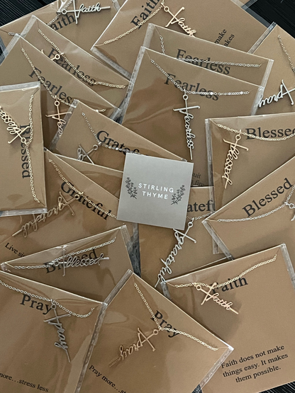 Faith Based Necklaces: