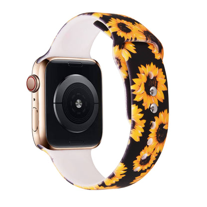 Sunflower 38/40/41mm Silicone Watch Band