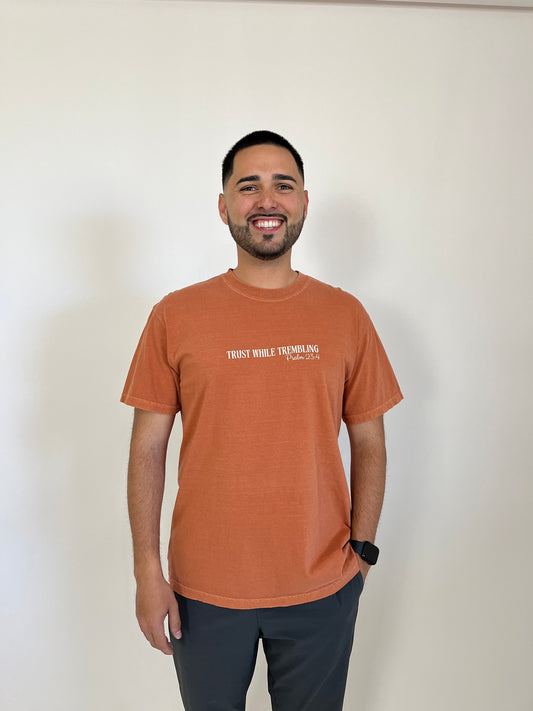 Trust While Trembling Short Sleeve Tee