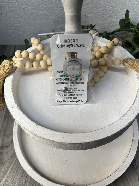 Badge Reel Clips
