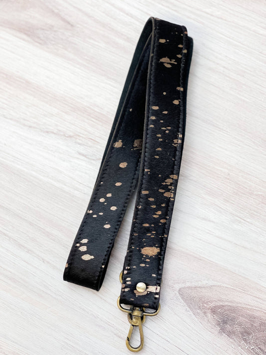 Textured Cowhide Purse Straps
