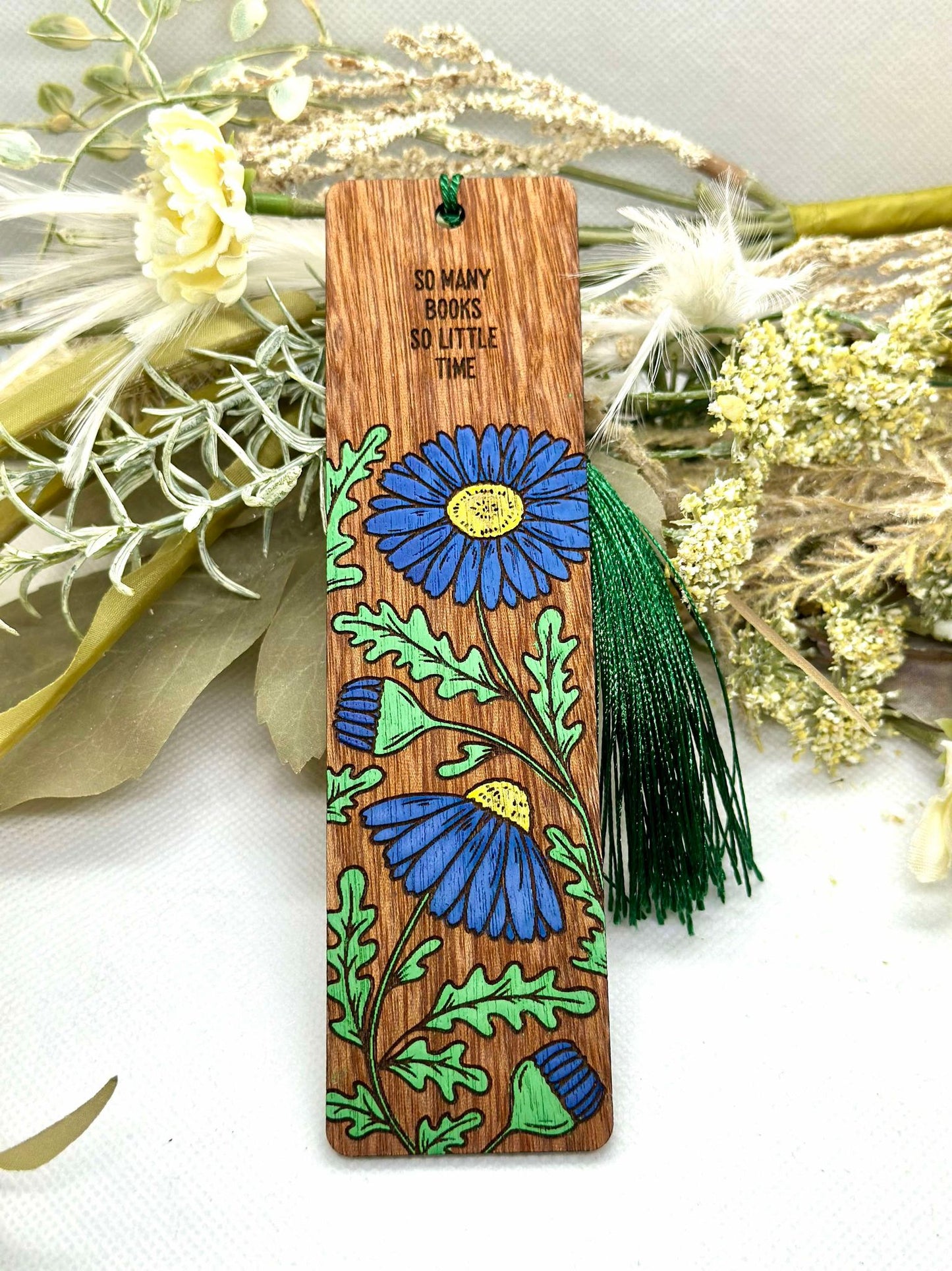 Wooden Hand painted Bookmarks