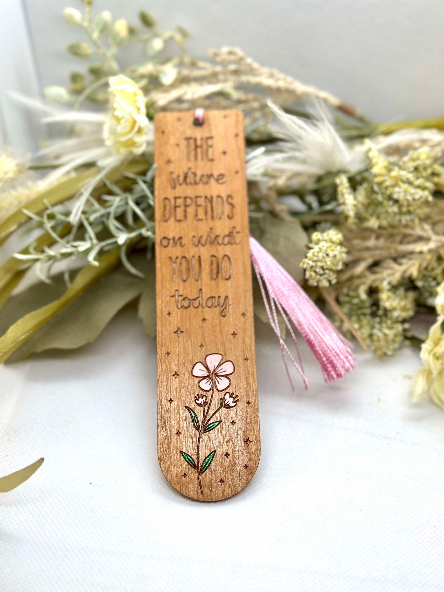 Wooden Hand painted Bookmarks