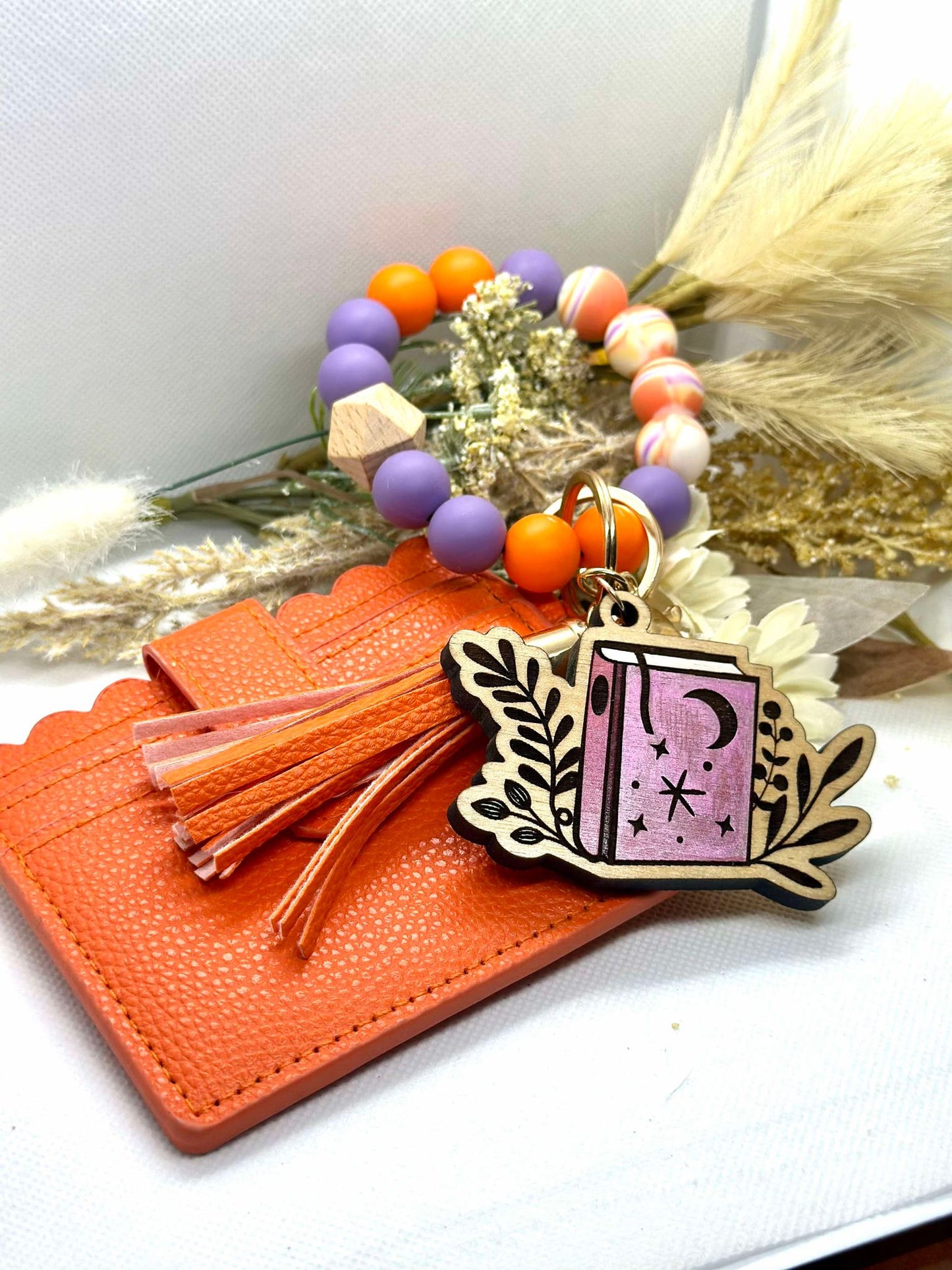 Wallet keychain wristlet