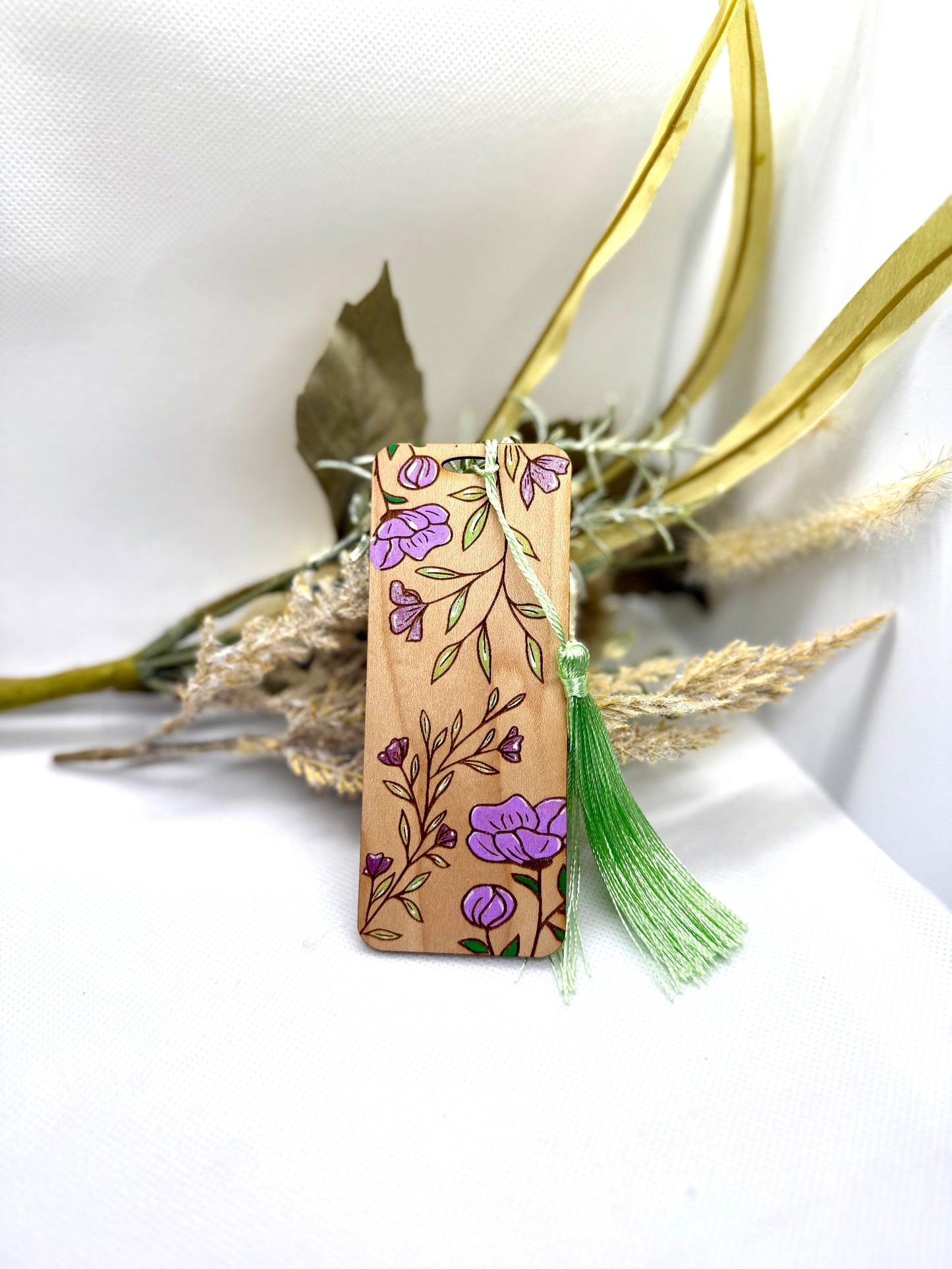 Wooden Hand painted Bookmarks