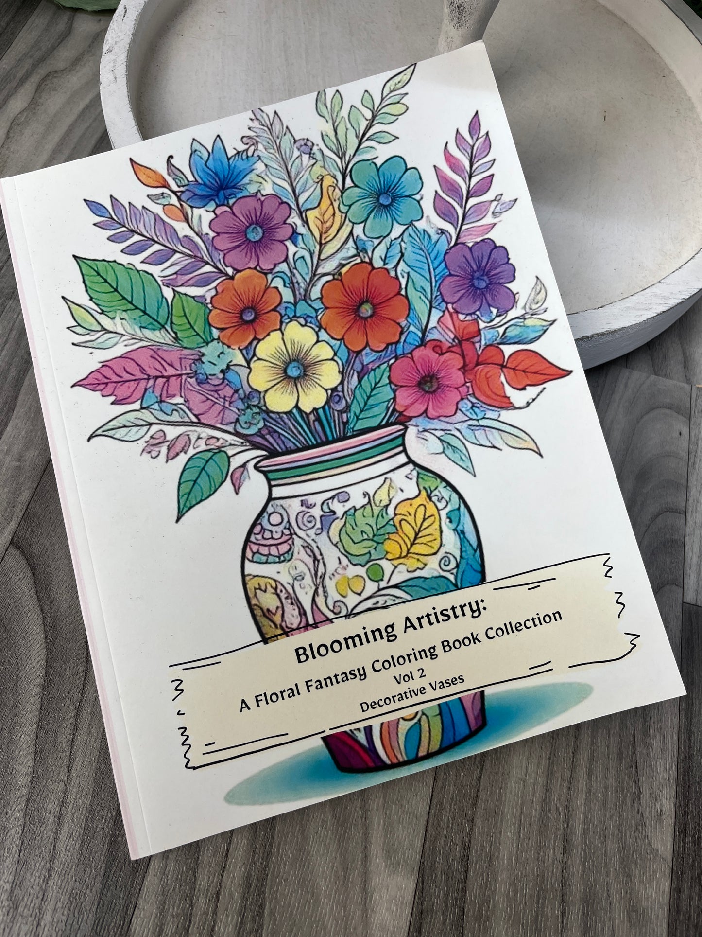 Blooming Artistry 100 Page Coloring Books