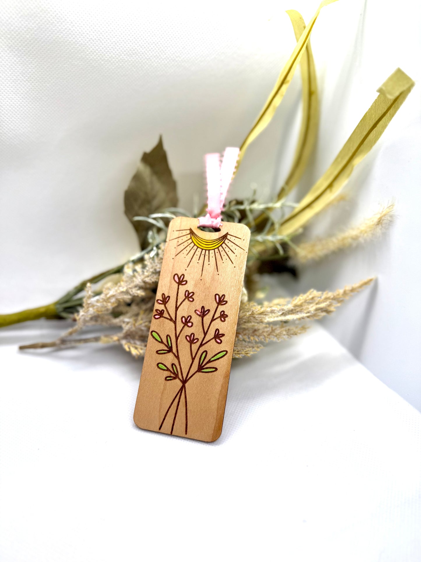 Wooden Hand painted Bookmarks