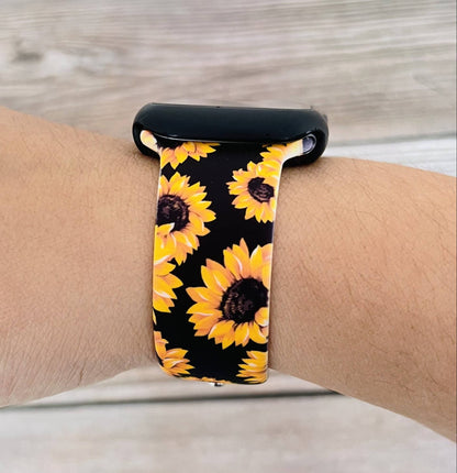 Sunflower 38/40/41mm Silicone Watch Band