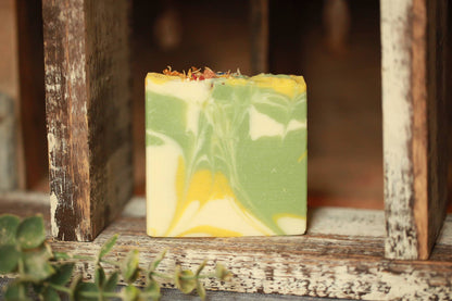 Honeysuckle Cold Process Bar Soap, 4 oz.