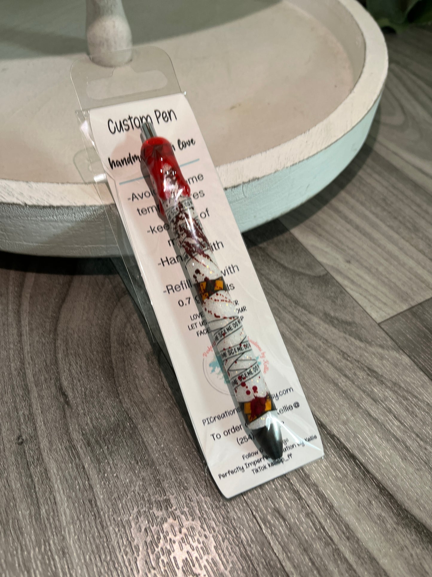 Epoxy Glitter Pen-True Crime