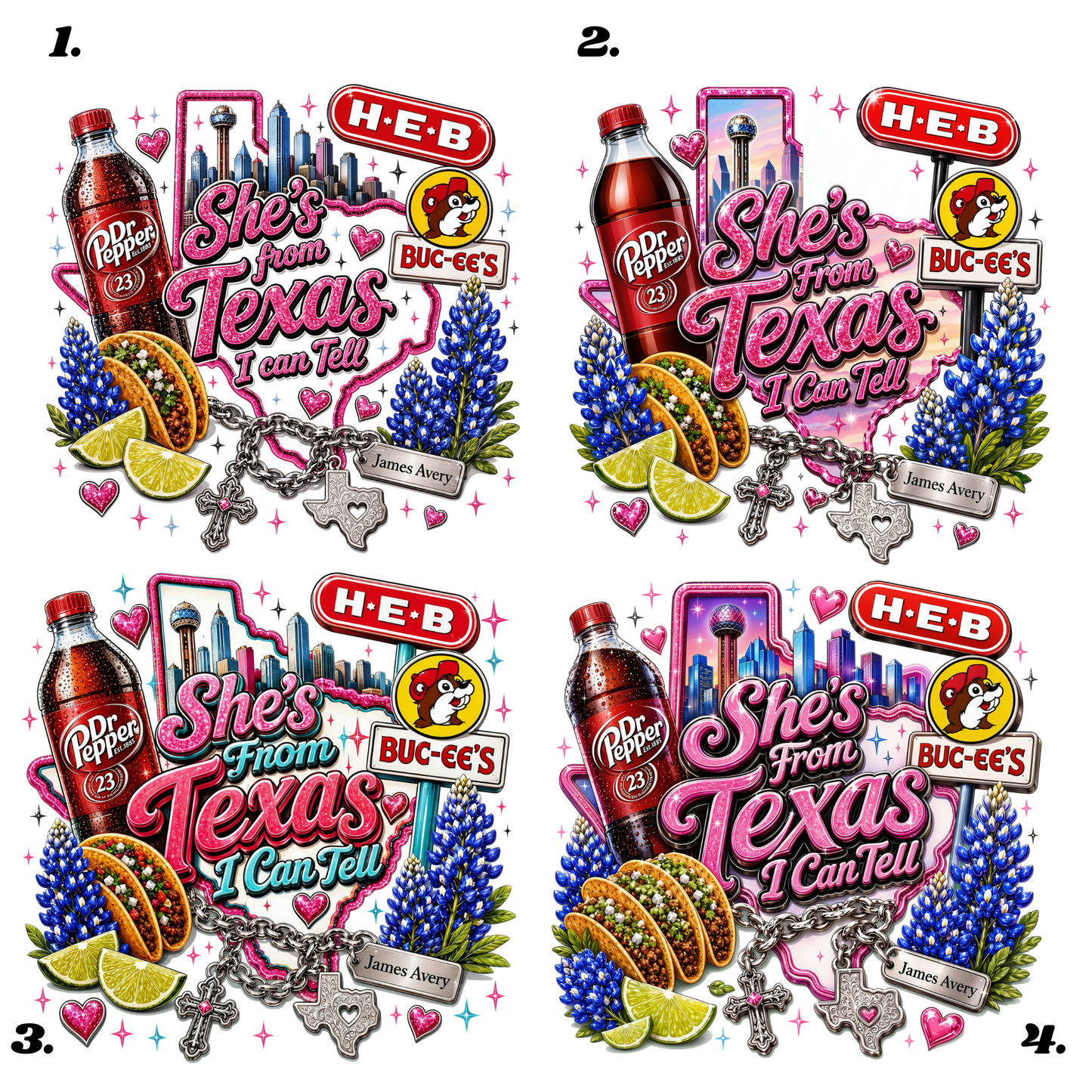 She's from Texas CC Tee