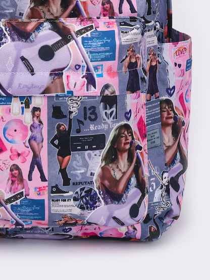 Pink Lover Music Tour Kids Backpack