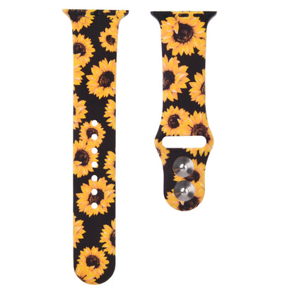 Sunflower 38/40/41mm Silicone Watch Band