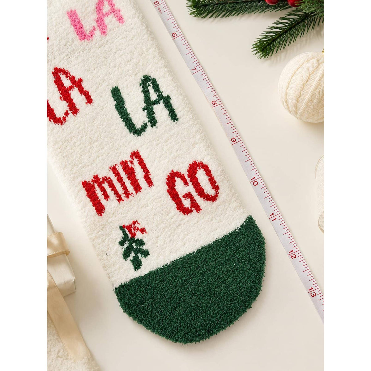 6-Pairs Christmas Fuzzy Sock Set