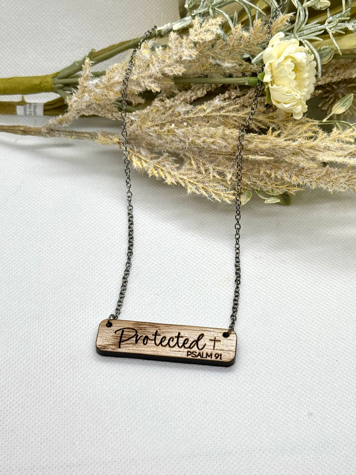 Faith Based Necklaces with Wooden Pendant