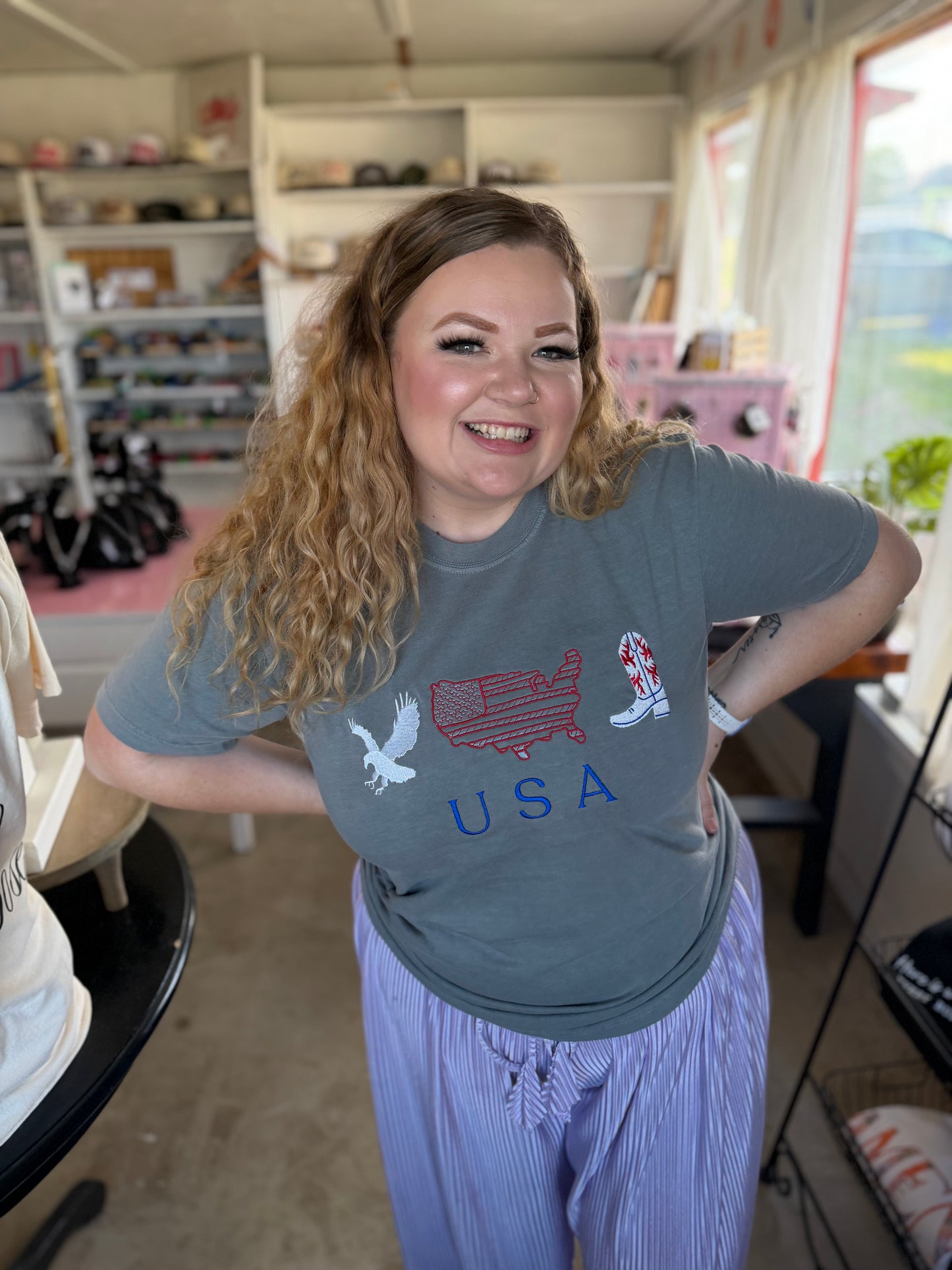 Pre-Order 4th of July Embordered Tees