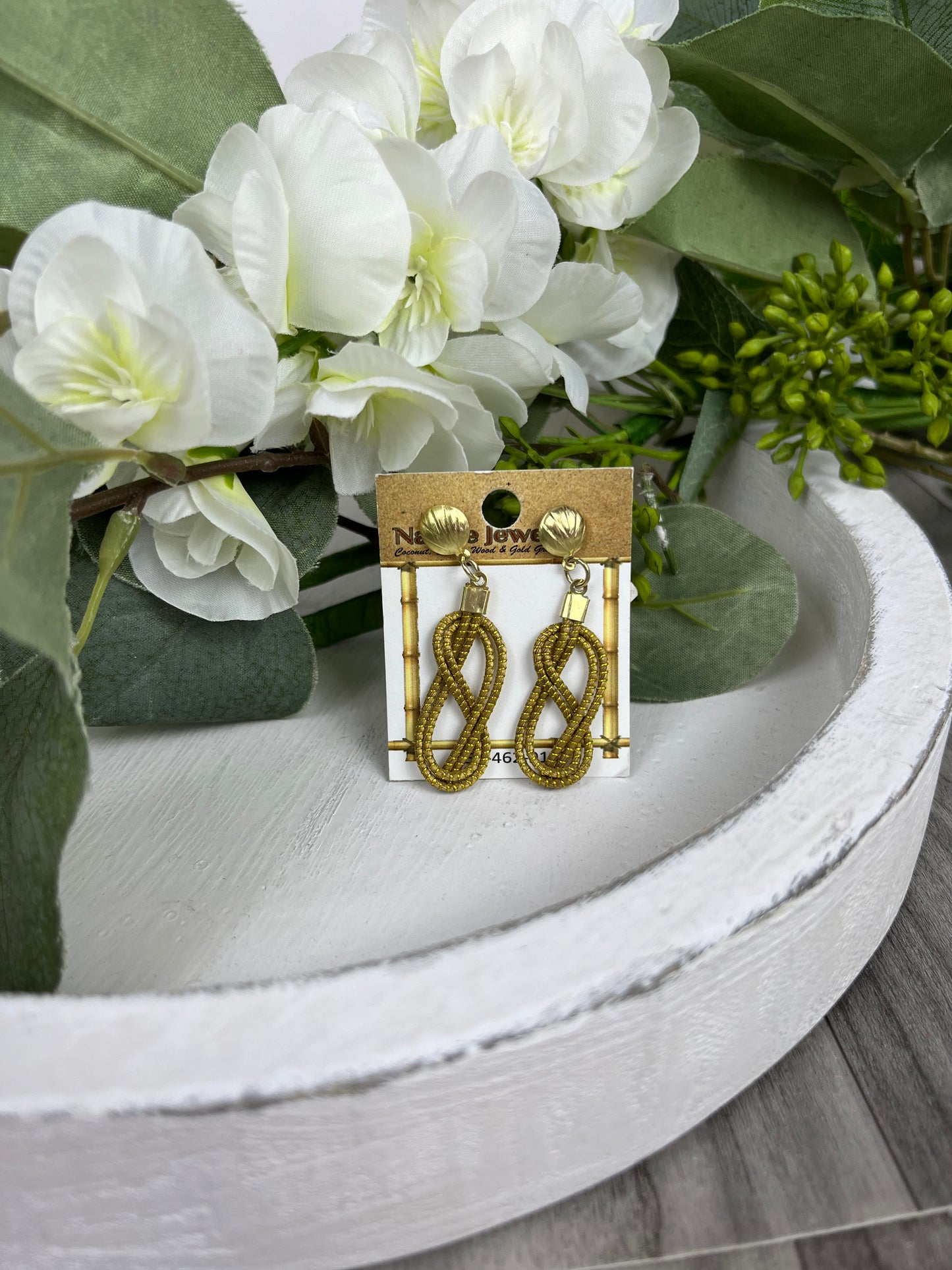 Golden Grass Earrings