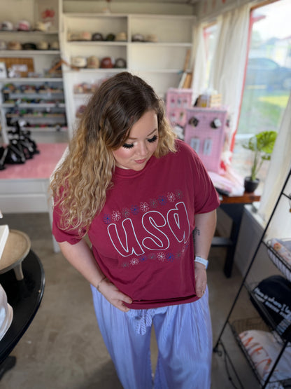 Pre-Order 4th of July Embordered Tees