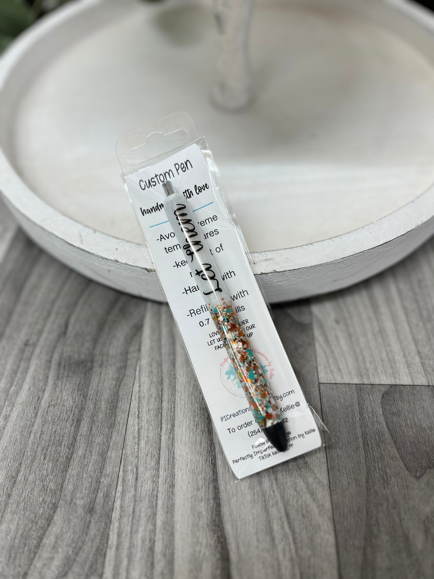 Epoxy Glitter Pen-Kindness and Encouragement