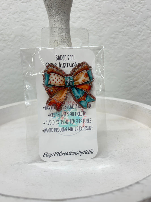 Badge Reel Toppers-Bows