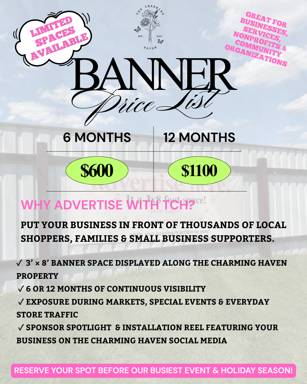Charming Banner Partnership
