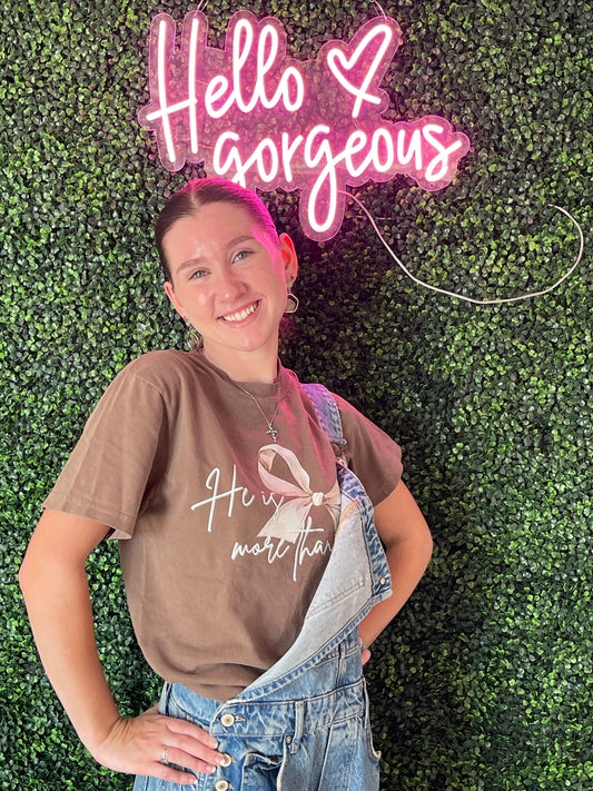 He is more than able Bow tee