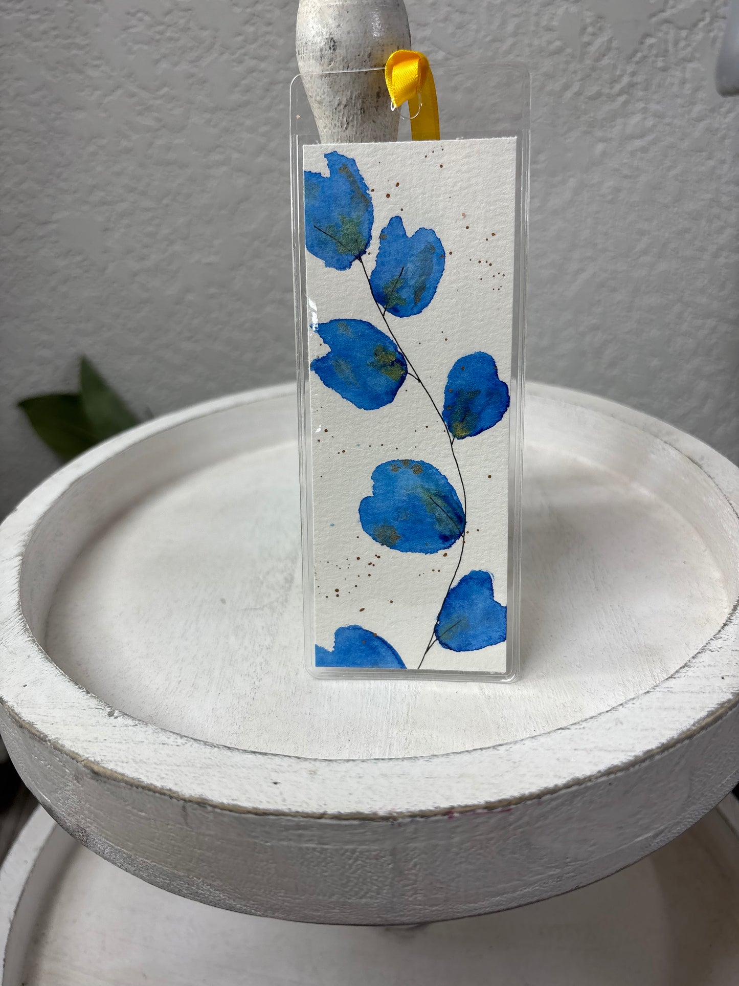 Flower Watercolor Bookmark