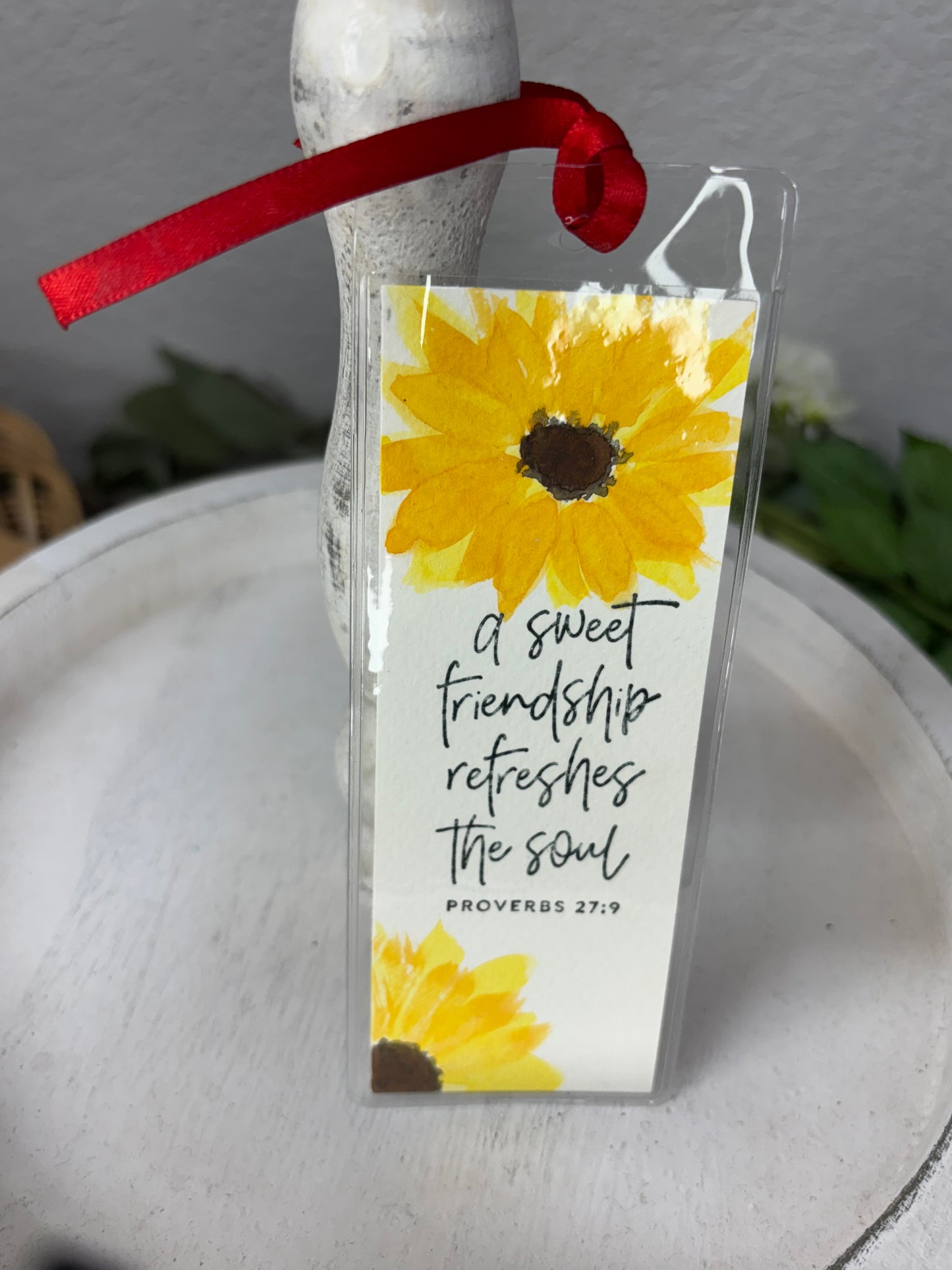 Sayings Watercolor Bookmark