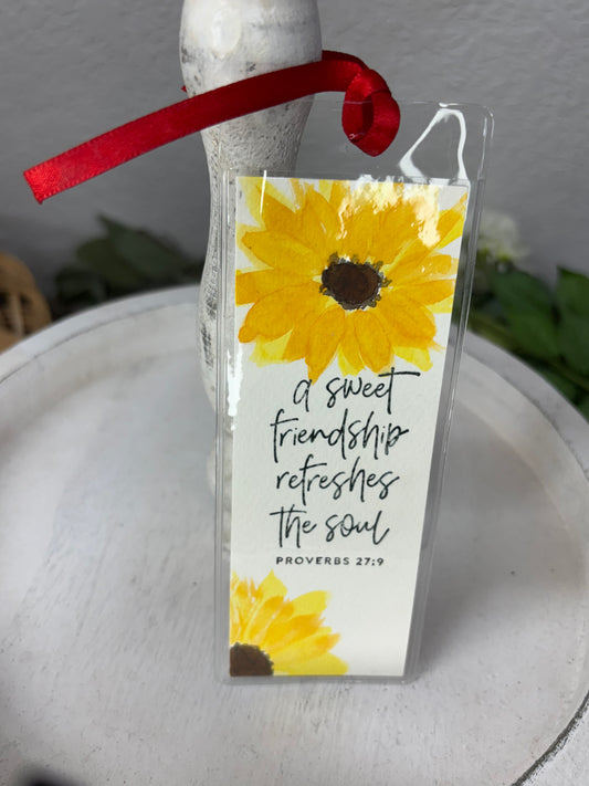 Sayings Watercolor Bookmark