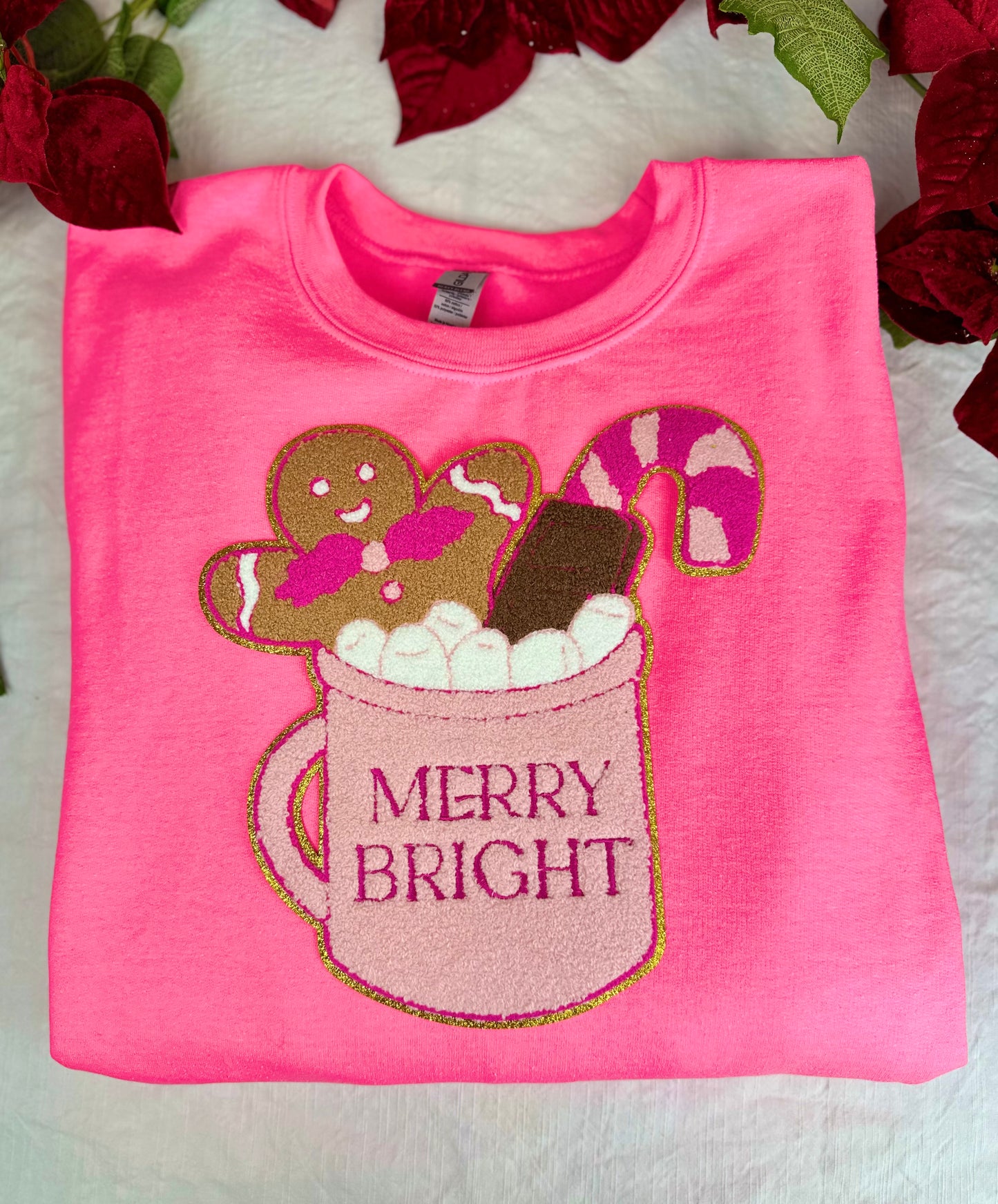 Merry Bright Christmas Mug Sweatshirt