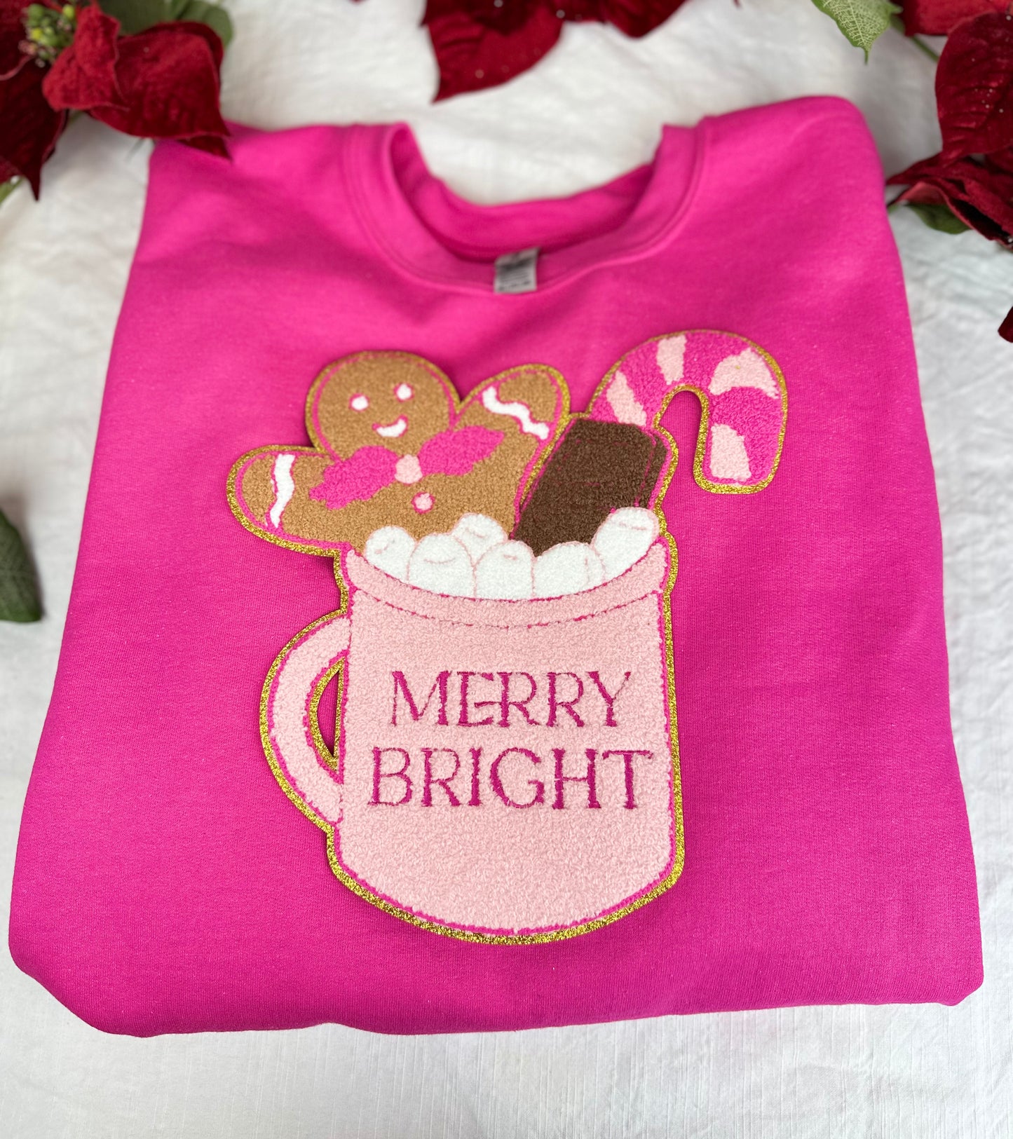 Merry Bright Christmas Mug Sweatshirt