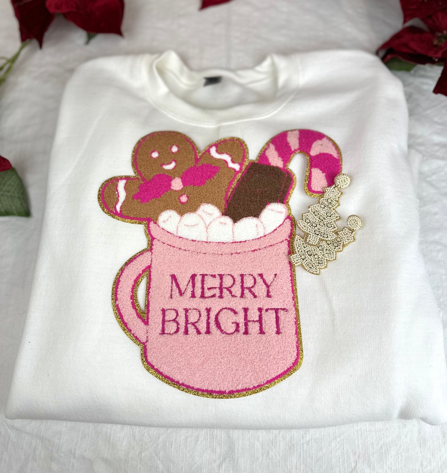 Merry Bright Christmas Mug Sweatshirt