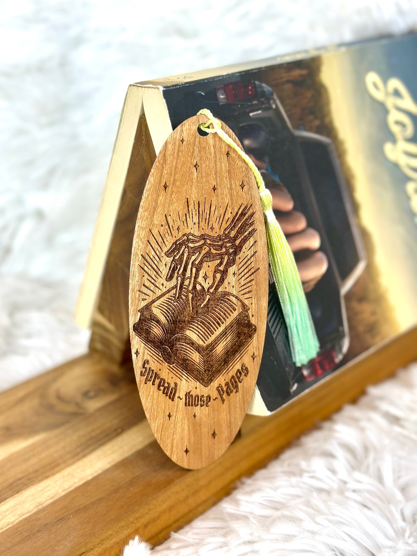 Wooden Hand painted Bookmarks